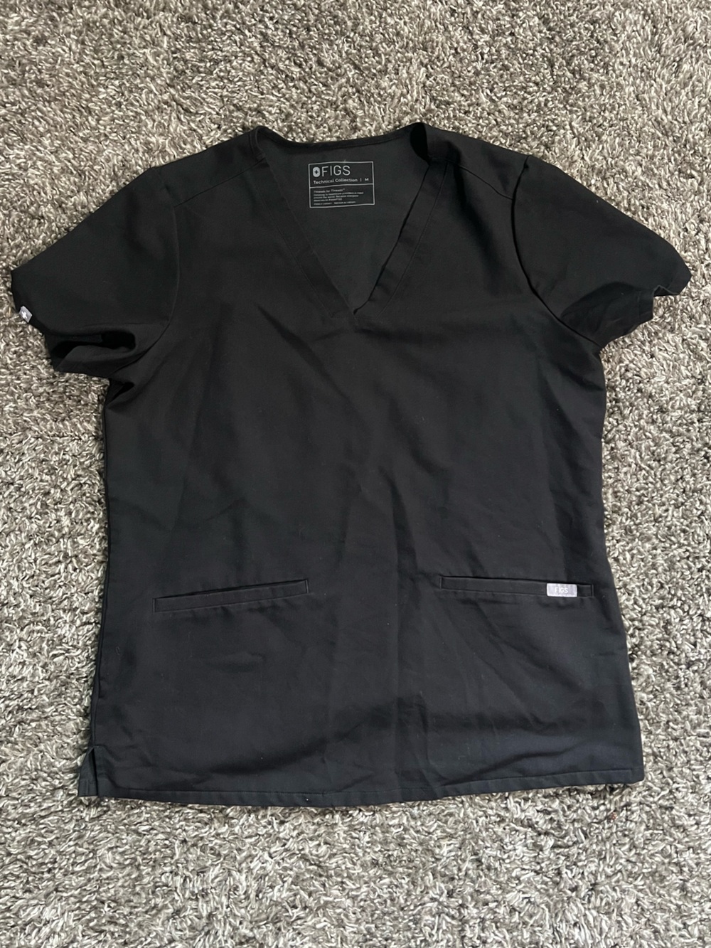 Figs Black Scrub Set
